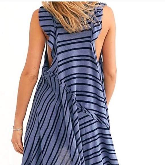 NWOT! Free People Blue Between The Lines Tunic Top - Multiple Sizes - Picture 8 of 9